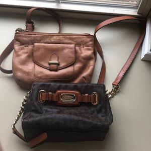 2 for 1 Michael Kors and fossil purse